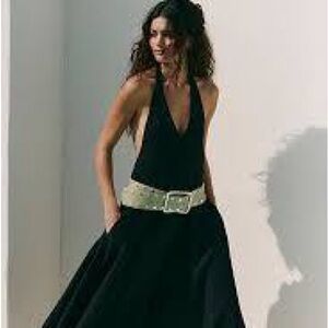 Free People Reese Linen Culotte Romper